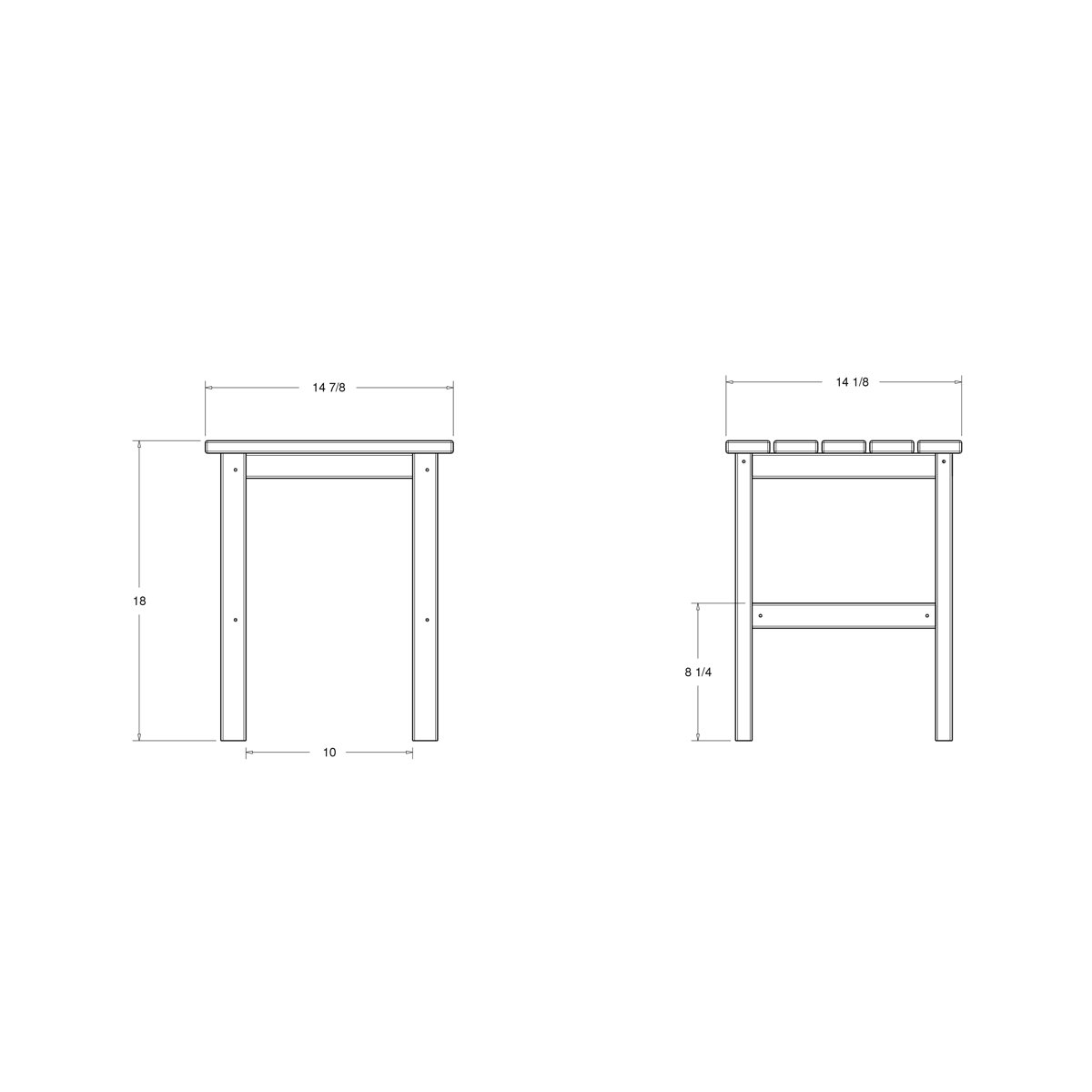 Three Posts™ Hartington Plastic/Resin Side Table & Reviews Wayfair